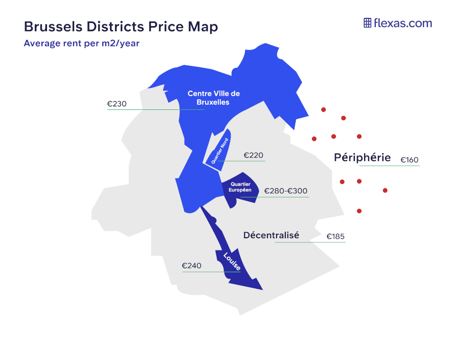 Brussels Price Map