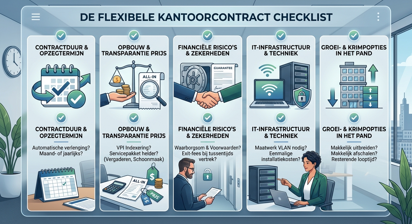 Checklist Kantoorcontract