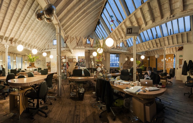 Die von Coworking Spaces inspirierten Büroflächen 