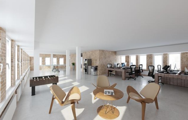 L'effet d'un espace de bureau moderne est positif