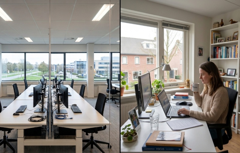 Hub-and-spoke model vs Thuiswerken