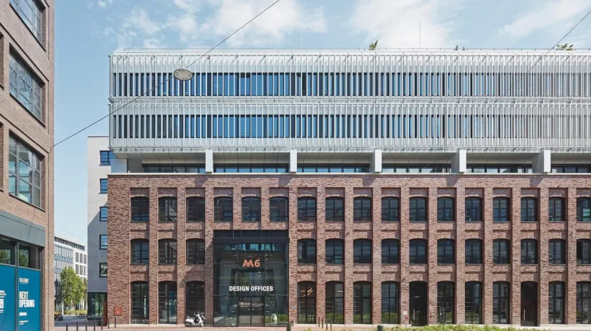 office building front view 