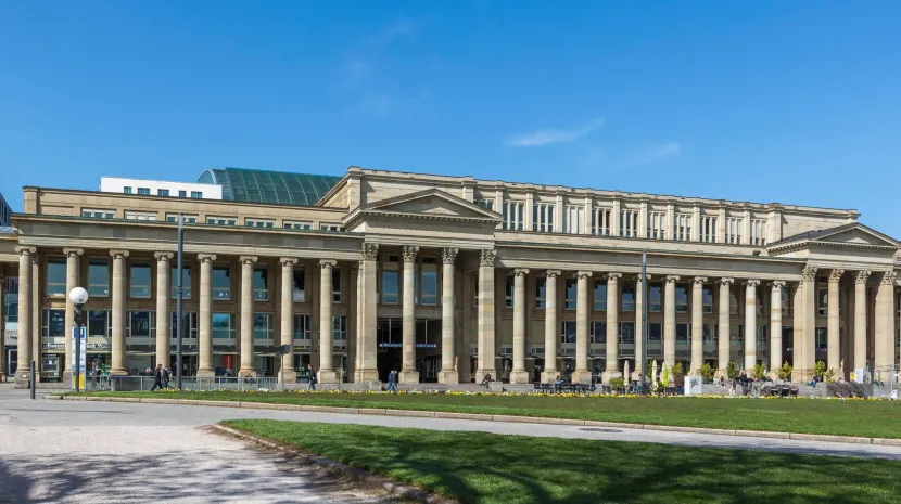 Front of building 