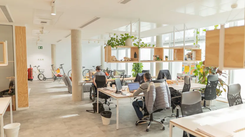 creative coworking area