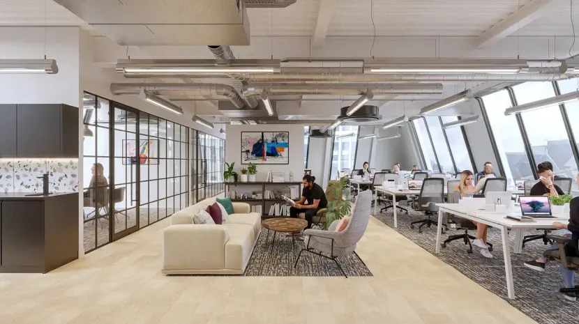 open plan office london