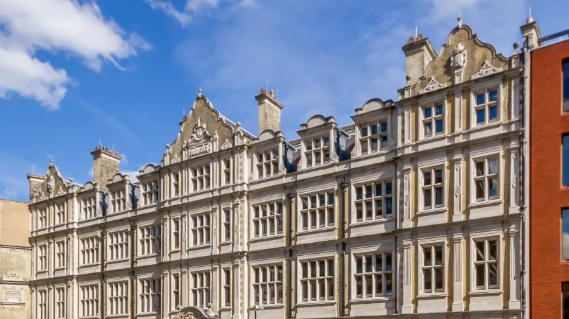 Exterior of building 