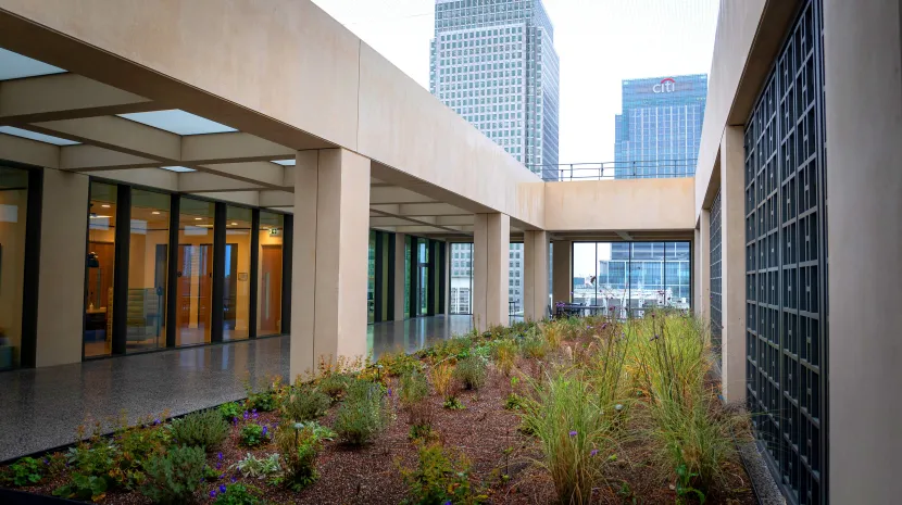 outside of building 