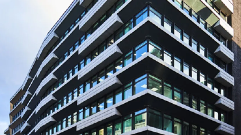 Exterior of building 