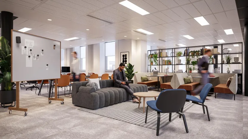 Open plan office London 