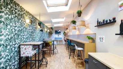 Coworking area and canteen
