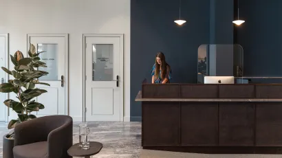 Reception area