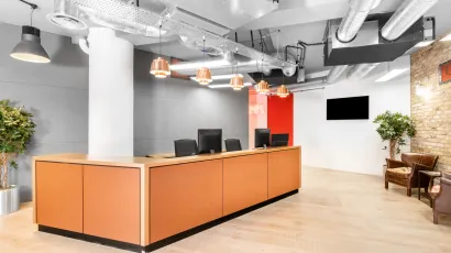 Reception area