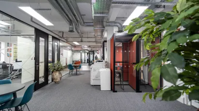 Open plan office 