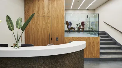 Reception area 