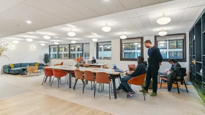 open working space