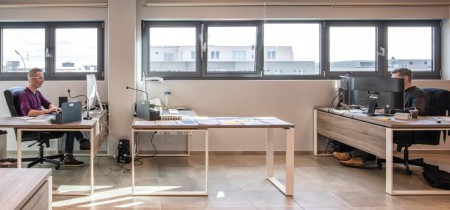 Dedicated desk area
