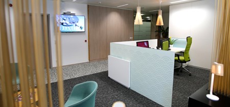 Reception desk