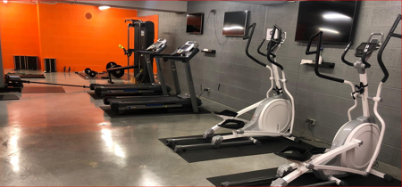 private gym in the office