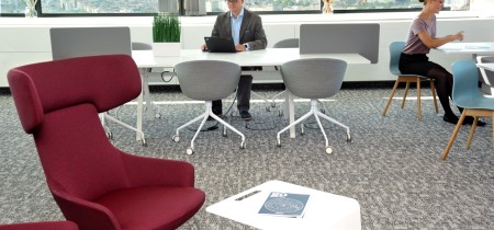 business lounge with a view