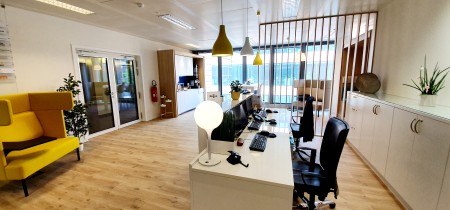 Reception and lounge area