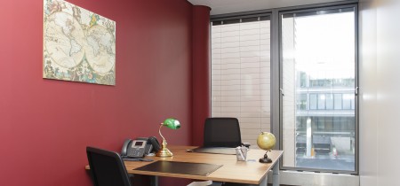 private office two people with balcony