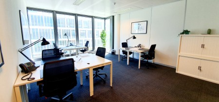 spacious private office six people