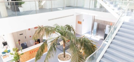 Spacious entry hall