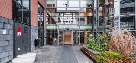 outside of the building