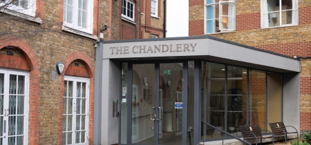 Exterior of building 