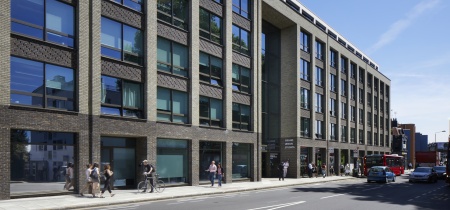 Exterior of building 