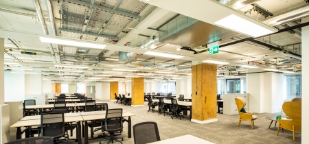 Open plan private office London 