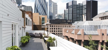 Rooftop terrace london