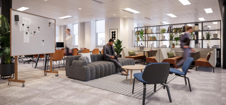 Open plan office London 