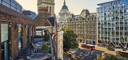 Exterior of building 