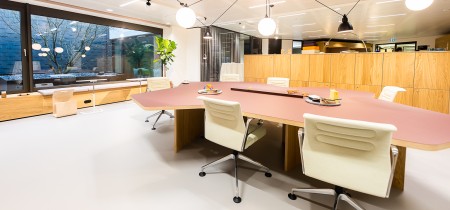 meeting table in business lounge
