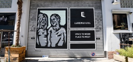 Outside door 29 Boulevard Grande Duchesse Charlotte