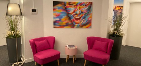 Relaxing area waiting room
