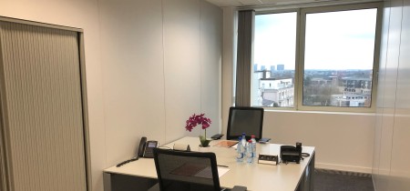 Private two person office with a view