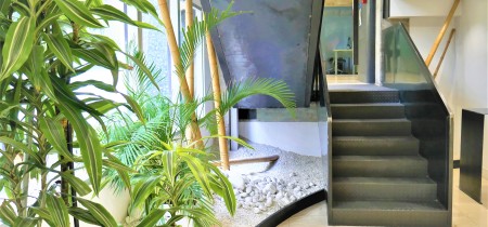 Nicely decorated hallway and stairways