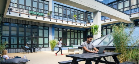 courtyard at Lobeckstraße 36
