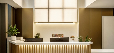 Reception area