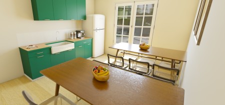 Kitchen 2 Square Trudaine