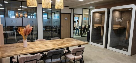open working space