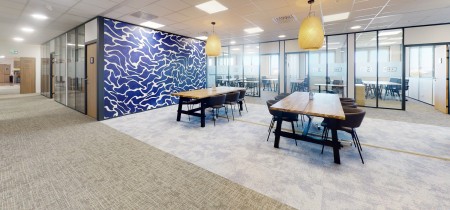 open working space