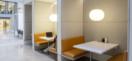 Seating booths  Mr Treublaan