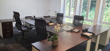 Spacious private office four people