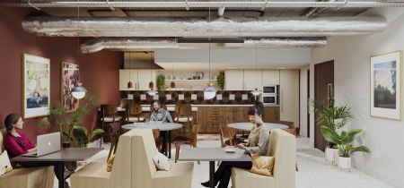 communal area and pantry