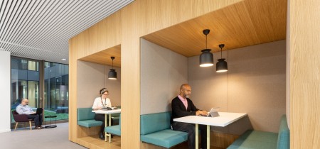 informal meeting booths