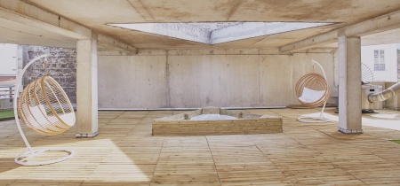 Canopy with chairs 1 impasse Reille