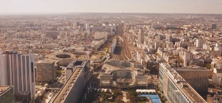 View on the city 33 avenue du Maine